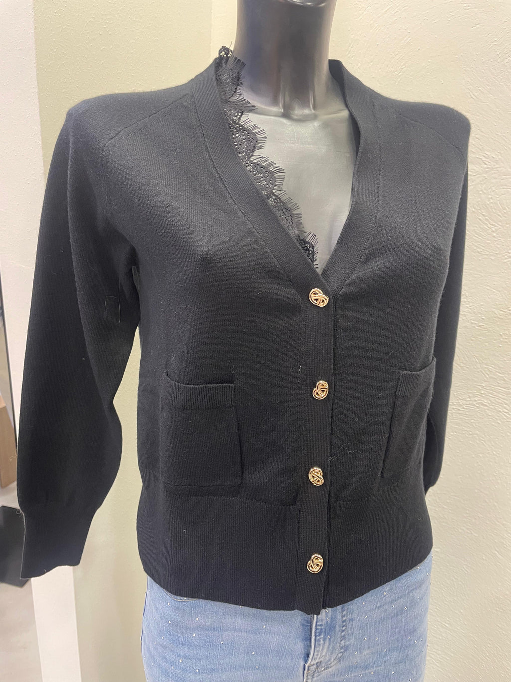 Cardigan Pizzo Soya